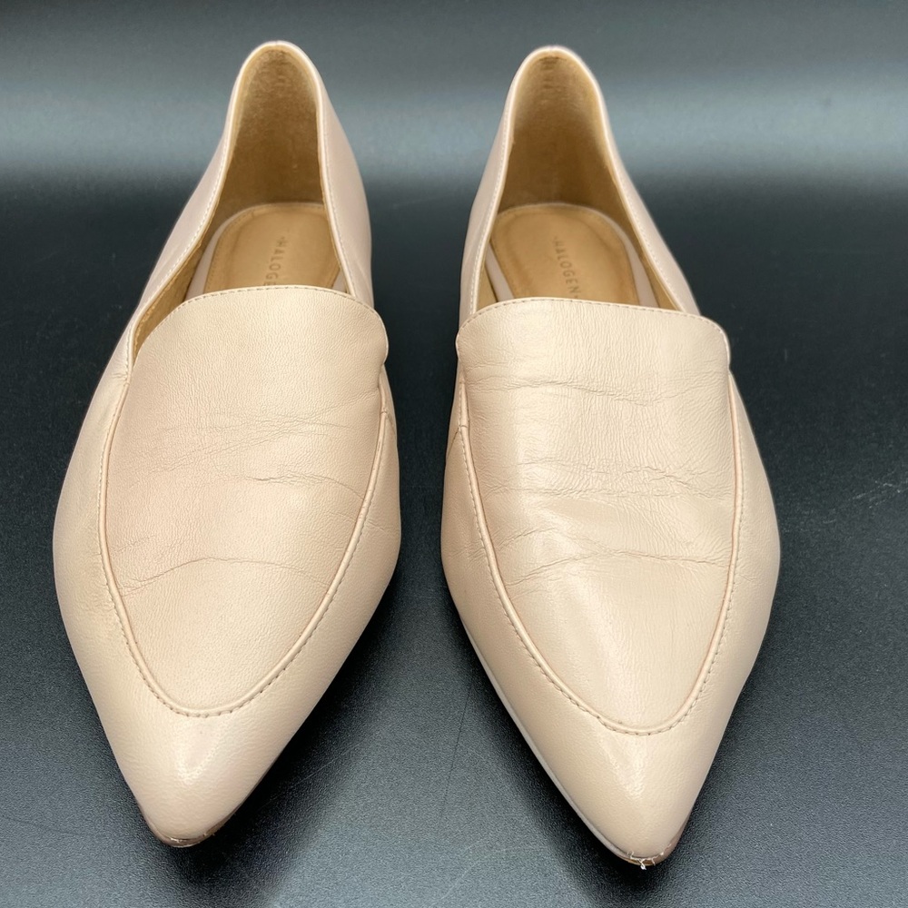 Halogen Kendra Pointy Toe Blush Colored Loafer